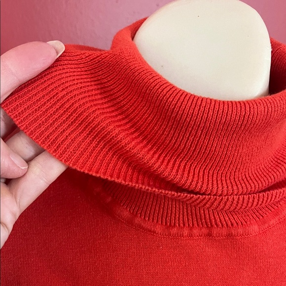 Like new Ralph Lauren Bright orange Turtleneck Sweater - Picture 4 of 13
